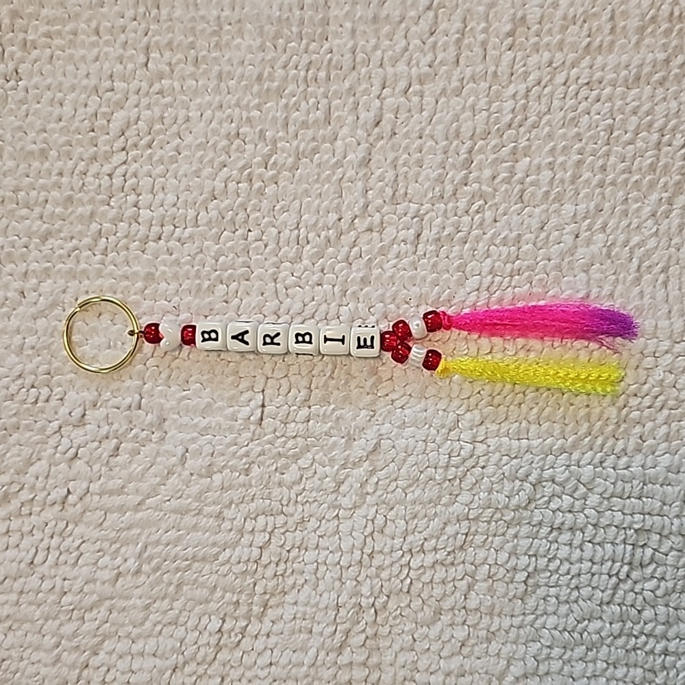 Brand New, Name block key chain Handmade by the Amish.